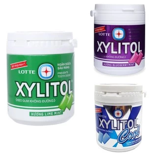 KẸO CAO SU - KẸO GUM KHÔNG ĐƯỜNG XYLITOL 130,5G LIME MINT/ COOL/ BLUEBERRY MINT