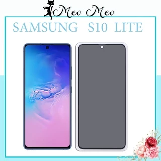 Kính cường lực Chống Nhìn Trộm  Samsung S10 Lite Độ trong suốt cao, chống vân tay-Bảo vệ sự riêng tư