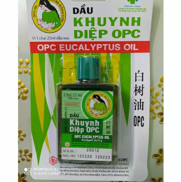 Dầu khuynh diệp OPC 25ml