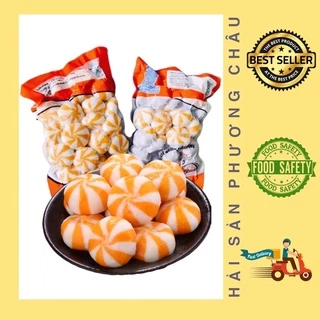 [HỎA TỐC SG] Bánh bao nhân trứng cá cam viên thả lẩu nướng chiên Malaysia - 500g