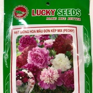 HẠT GIỐNG HOA MẪU ĐƠN KÉP MIX (PEONY)