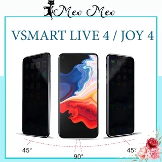 Kính cường lực chống nhìn trộm Vsmart Live 4 / Joy 4 -Độ trong suốt cao , Chống vân tay - Bảo vệ sự riêng tư