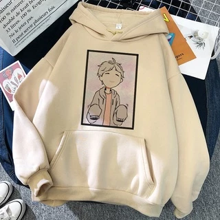 Áo Hoodie Anime Haikyuu Áo nỉ Nam Nữ Ngộ Nghĩnh Karasuno