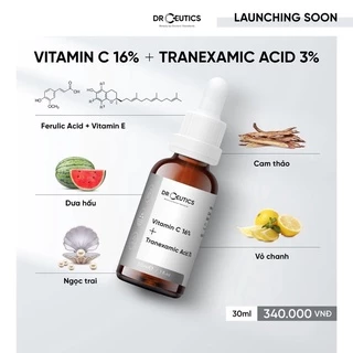 Serum DrCeutics vitamin c 16% và tranexamic acid 3% - Hàng chính hãng