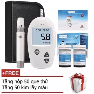 Máy đo đường huyết Safe Accu ( Tặng 50 que kim)