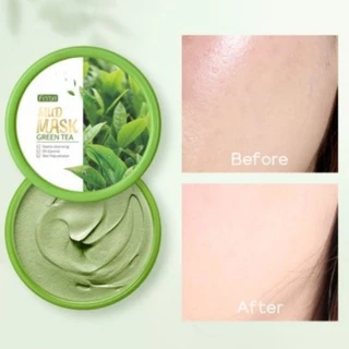 Mặt Nạ Fenyi Matcha Bùn Đất Sét Trà Xanh - Giảm Mụn Làm Sạch Lỗ Chân Lông Sáng Da 100g