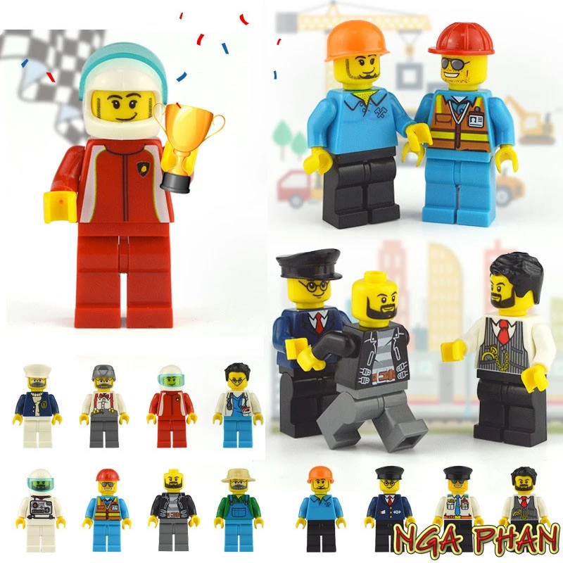 Trọn Bộ 12 Nhân Vật Nam Cực Đẹp City Lego Đồ Chơi Xếp Hình Lắp Ráp