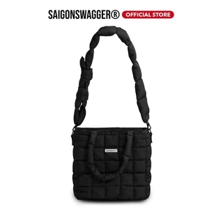 Túi Tote Chần Bông SAIGON SWAGGER® NOIR PUFFER TOTE BAG