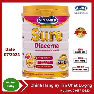 Sữa Sure Diecerna Vinamilk 900g Dành cho người tiểu đường [Date 2025]