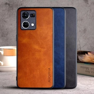 Ốp Điện Thoại Cho oppo Reno7 reno 7 5G 4G coque Da Vintage Cao Cấp Da capa Cho oppo reno 7 case funda