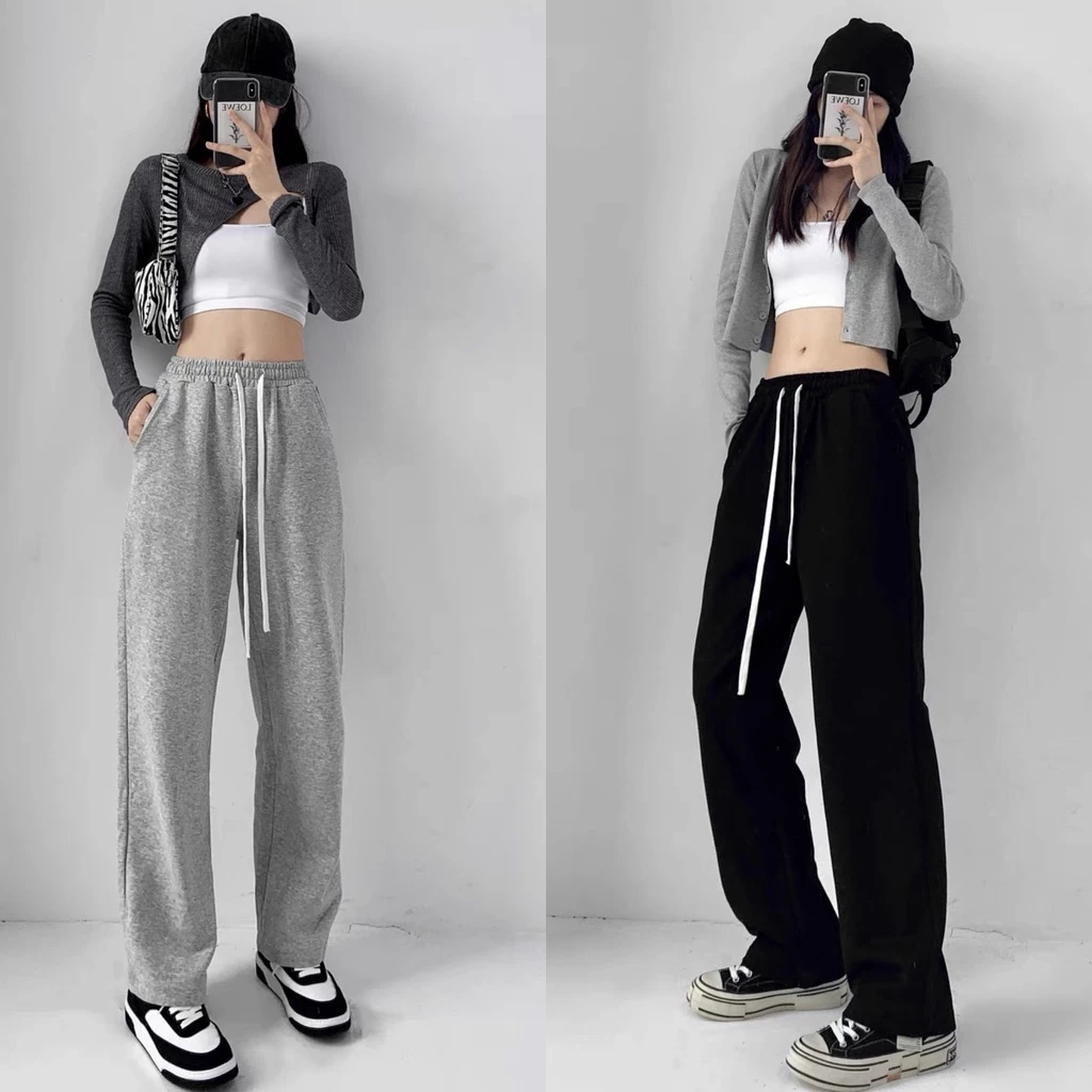 Quần Dài Ống Rộng Unisex, Quần Dài Ống Suông Ulzzang SG00