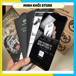 Kính Cường Lực KingKong Chính Hãng Full Màn Mẫu Mới Nhất Chống Vỡ Viền cho iPhone