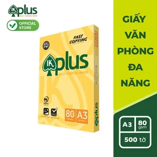 Giấy IK PLUS A3 80gsm - Giấy photo, giấy in văn phòng - Hàng chính hãng