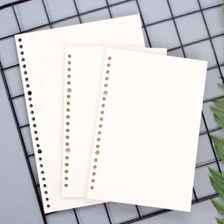 60 tờ Giấy refill binder loose leaf A4 B5 A5 cho sổ planner bìa còng