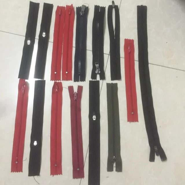 Khoá quần áo. combo 10 Khoá quần áo 10- 110cm giá bèo
