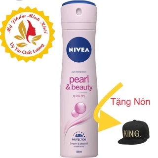 Xịt ngăn mùi Nivea Ngọc trai 150ml