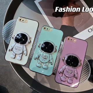 Mới Ốp Điện Thoại Có Giá Đỡ Hình Phi Hành Gia Hoạt Hình 3D Cho iPhone X XR Xs Max 6 6s 7 8 Plus se 2020 2022 IPX