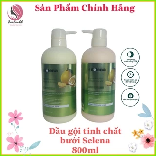 Dầu gội tinh chất bưởi Selena giảm rụng và kích mọc tóc 800ml chính hãng.Dầu gội dành cho tóc dầu. BaohanGc