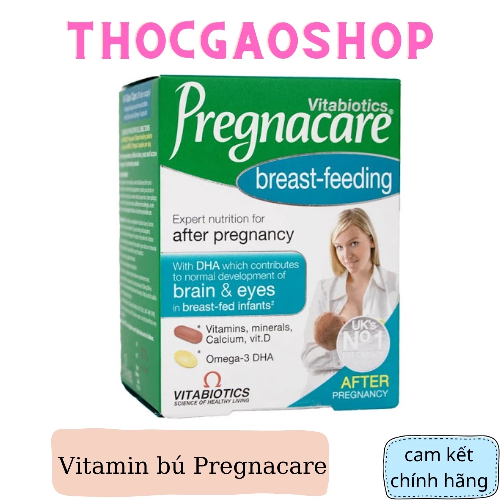 Vitamin bú Pregnacare 84 viên chính hãng Vitabiotics nội địa UK