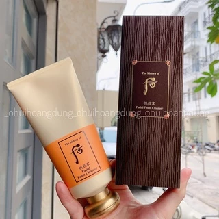 [HÀNG CÔNG TY CHÍNH HÃNG] Sữa rửa mặt Whoo vàng Gongjihyang Facial Foam Cleanser full size 180ml