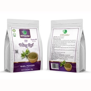 Bột Húng Quế sấy lạnh nguyên chất NTPowder Túi Zip 100g - Nhất Tín Food