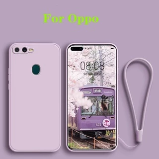 Ốp Điện Thoại Silicone TPU Đơn Giản Cho Oppo A5S Case A15 A15S A12 F9 F11 A3S A53 A31 2020 A9 A5 2020 A92 A52 A83 A12E Reno 2 2F 3 5