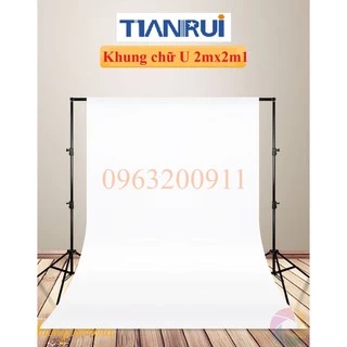 Khung treo phông chữ U (2m x 2m1) TẶNG Túi + 4 Kẹp phông chuyên dụng