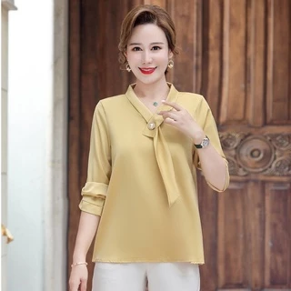 áo trung niên tay dài cao cấp (thời trang Lolita xinh) LT43-0222