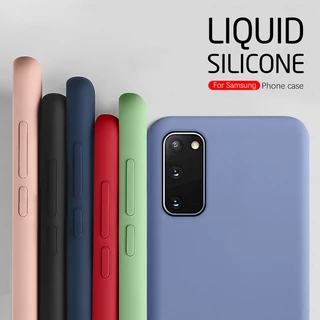 Ốp lưng silicone màu kẹo cho Samsung Galaxy S20 FE M51 Note 20