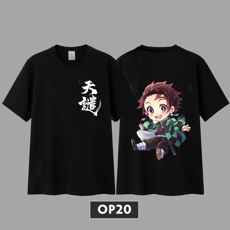 🔥XẢ HÀNG🔥 Áo Thun Kimetsu chibi - Kimetsu No Yaiba