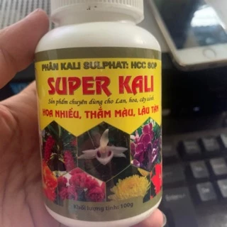 Phân bón lá super kali (hoa nhiều, thắm mầu, lâu tàn)