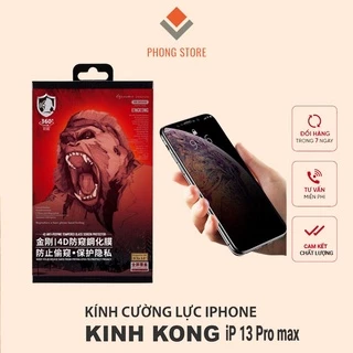 Kính cường lực Kingkong chống nhìn trộm cho iphone 7Plus/8Plus/X/Xs Max/11 Pro Max/12 Pro Max/13/13 Pro/13 Pro Max