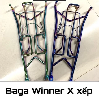 Baga WINNER X V2-V3 2019->2023 Sơn Đen/Inox/Xi Titan