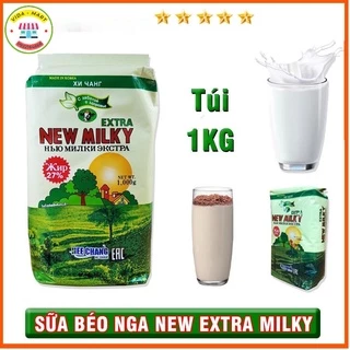 Sữa Béo Nga New Extra Milky Gói 1Kg. Date Luôn Mới Toàn Quốc [ Ship Hỏa Tốc HN ] Chứa Nhiều Chất Dinh Dưỡng (1001197)