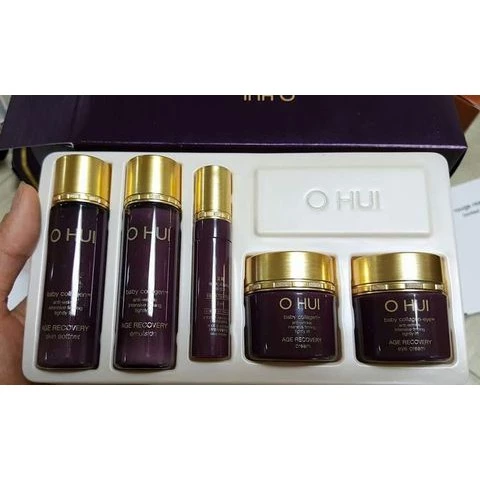 Bộ ohui mini chống nhăn chống lão hóa Baby Colagen Age Recovery set 5