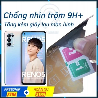 Dán chống nhìn trộm Oppo Reno5 (Reno 5) - Dán cường lực dẻo nano