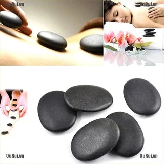 [Hàng mới về] Set 7 viên đá massage nóng lạnh cỡ 3x4cm tiện dụng cho spa