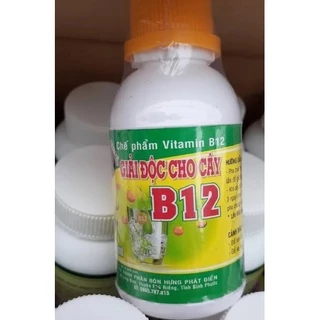 Chế phẩm Vitamin B12 chống sốc và giải độc cho cây trồng