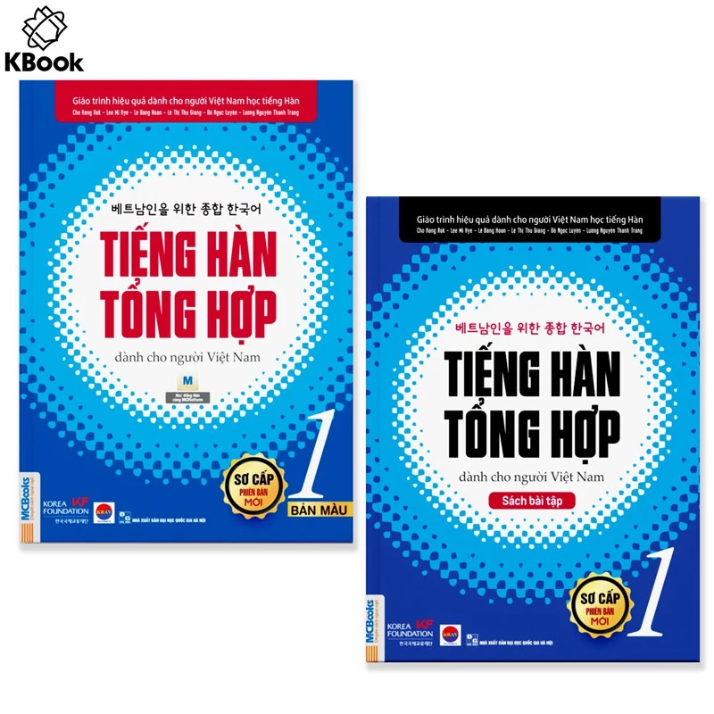 Sách - Combo Tiếng Hàn Tổng Hợp Dành Cho Người Việt Nam - Sơ Cấp 1