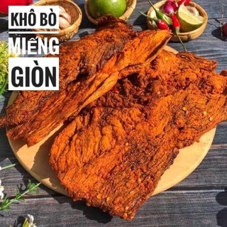 Khô Bò Giòn Siêu Ngon 1 [100% từ thịt bò] túi 500gram [FREE SHIP] TỪ ĐƠN 50K, [Loại Đặc Biệt] Hàng Ngon Nhà Làm