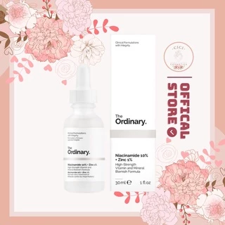 [BILL US] Tinh chất The Ordinary Niacinamide 10% + Zinc 1% se khít lỗ chân lông, mờ thâm, kiềm dầu