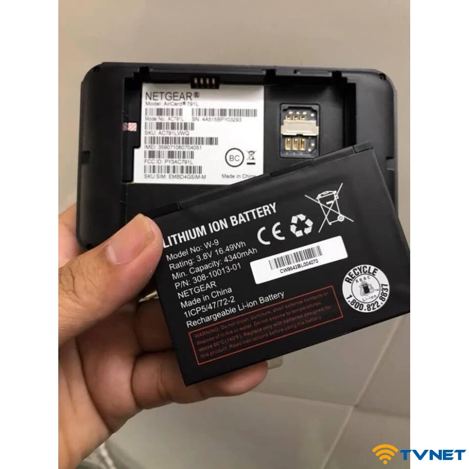 Pin Netgear 791L dung lượng 4340mAh. Pin Mới 100% BH 1 đổi 1