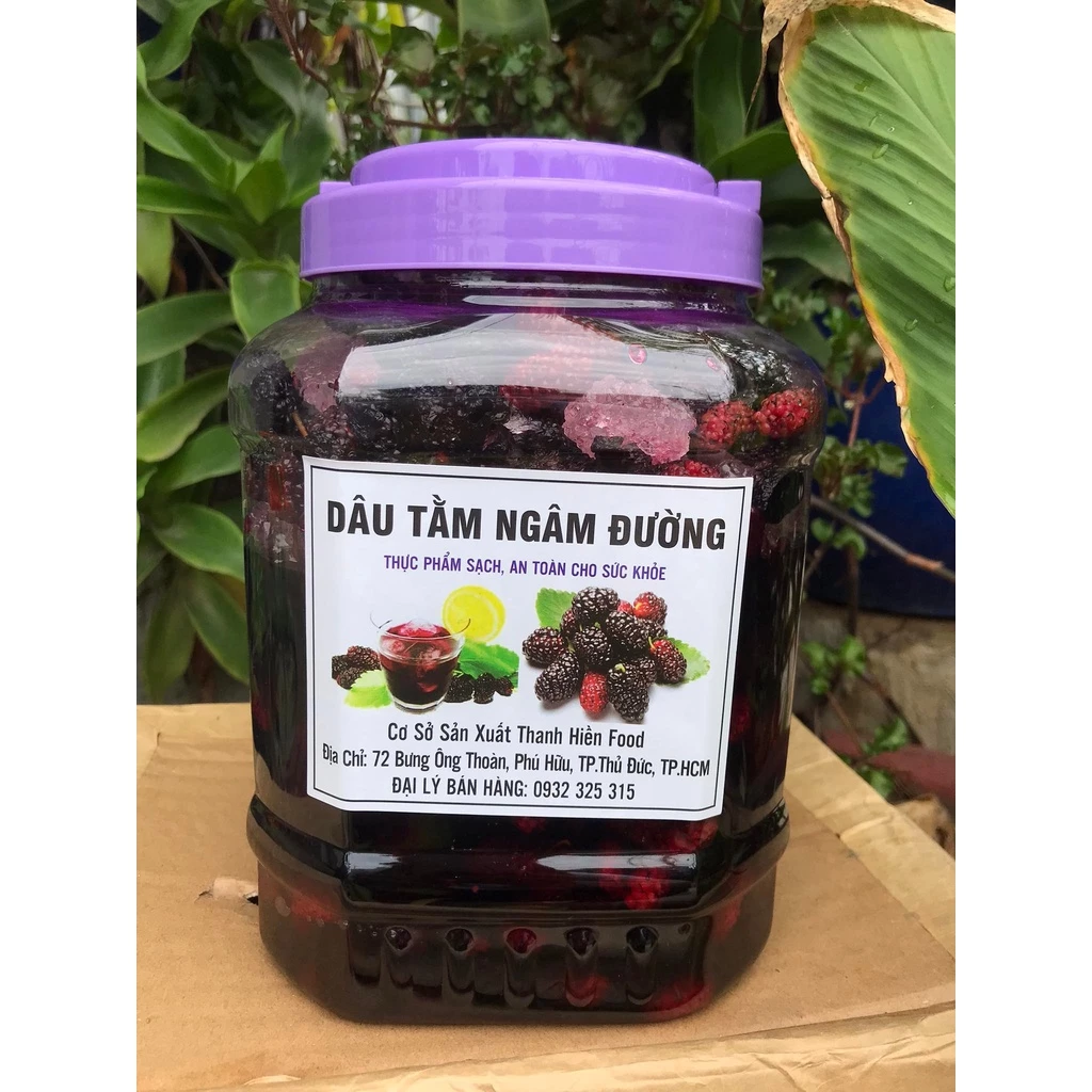 Dâu tằm Ngâm đường phèn Hủ 2 kg