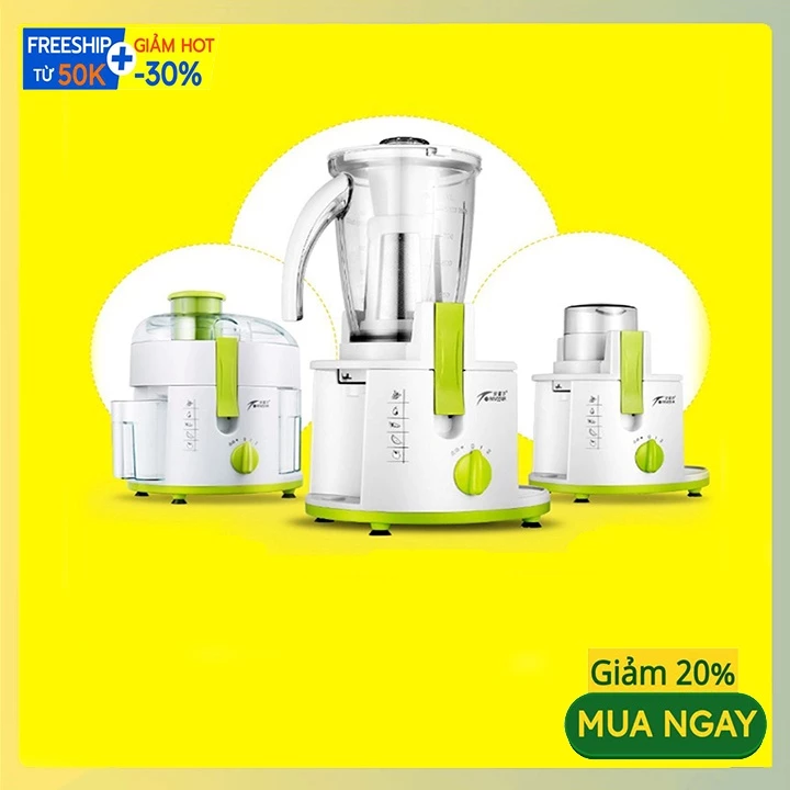 Máy ép trái cây 3in1 ANMIR 250W sử dụng tiện lợi, dễ dàng tháo lắp vệ sinh