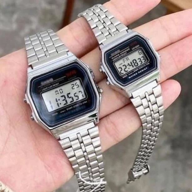 Đồng Hồ Điện Tử Nam Nữ WR A159 LA670 thể thao Casio mặt vuông chính hãng cao cấp chống nước