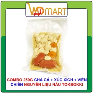 Combo 250g Chả cá + xúc xích + cá viên chiên đủ cho 2 người ăn