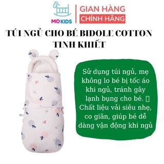 Túi Ngủ Cho Bé Bidole cotton tinh khiết chống sốc cao cấp cho bé sơ sinh - Mokids