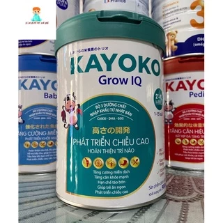 (Date mới) Sữa bột Kayoko Grow IQ công nghệ Nhật 900g