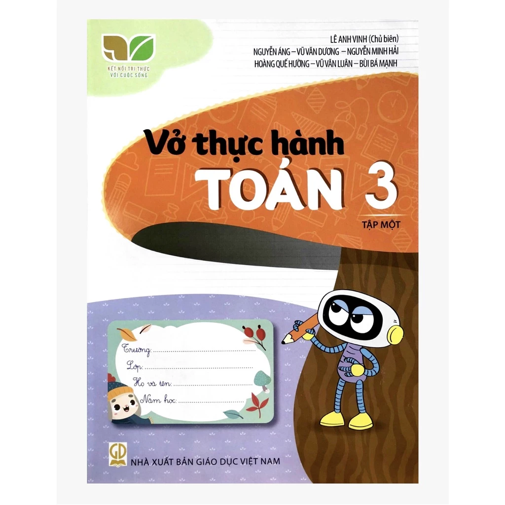 Sách - Vở thực hành Toán 3 - Kết nối tri thức với cuộc sống - NXB Giáo dục