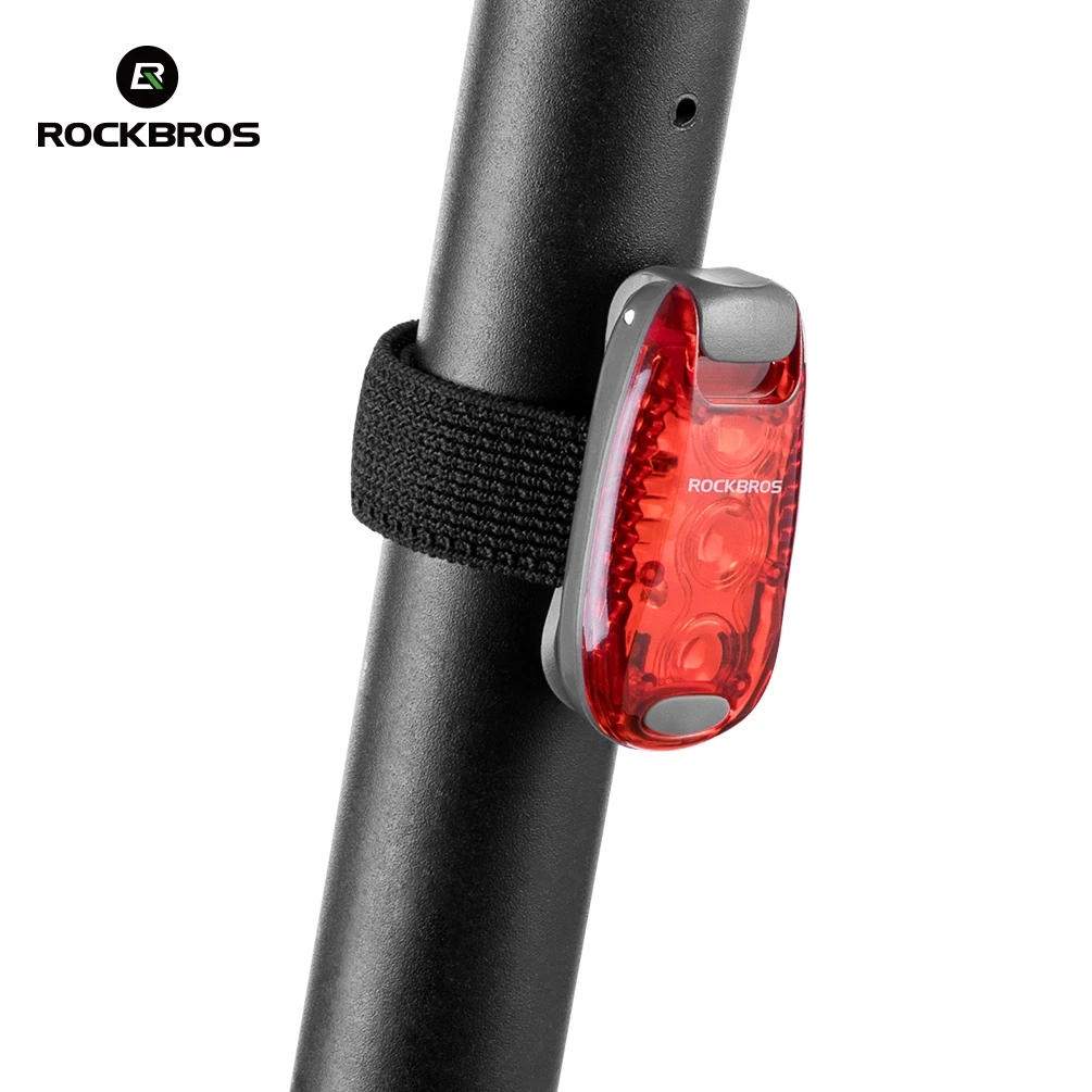 Đèn LED cảnh báo Rockbros gắn đuôi xe đạp tiện dụng